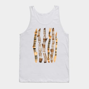 Tribal Painted Sticks Tank Top